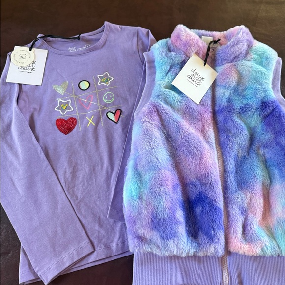 **NWT Deux par Deux Girls Two-piece set! - Picture 1 of 7